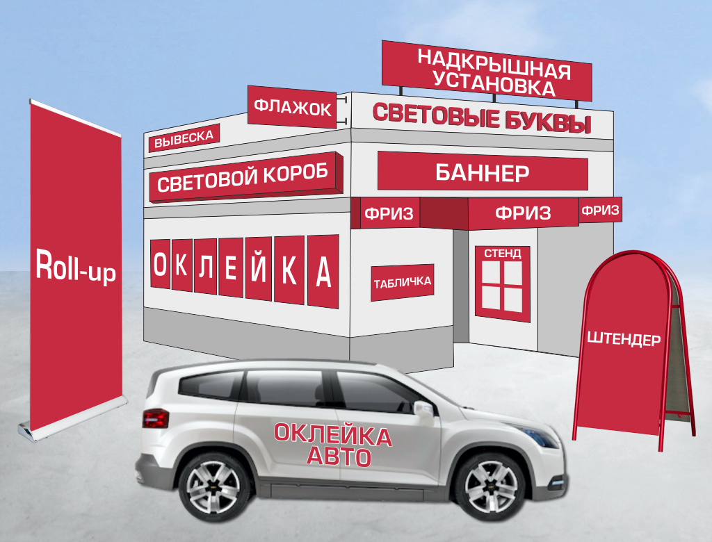 Наружная реклама в Минске цена фото Наружная реклама в Минске цена фото